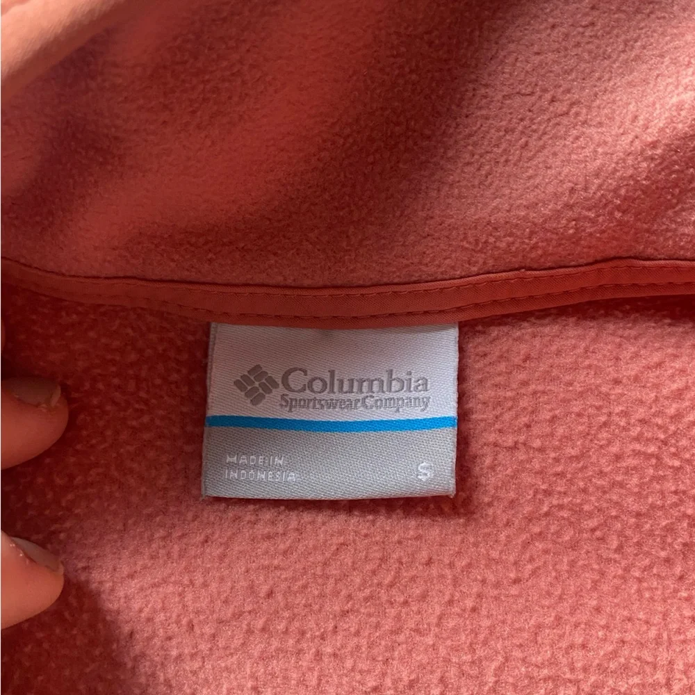 Columbia Pink Benton Springs Pullover, Size Small - Picture 3 of 4